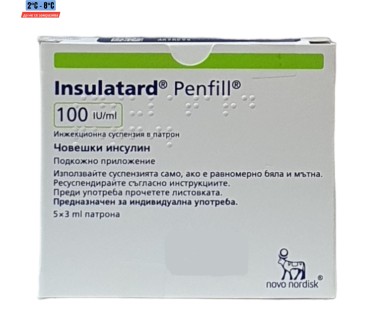 Insulatard HM Penfil susp.inj 100IU/ml - 3 ml  x 5
